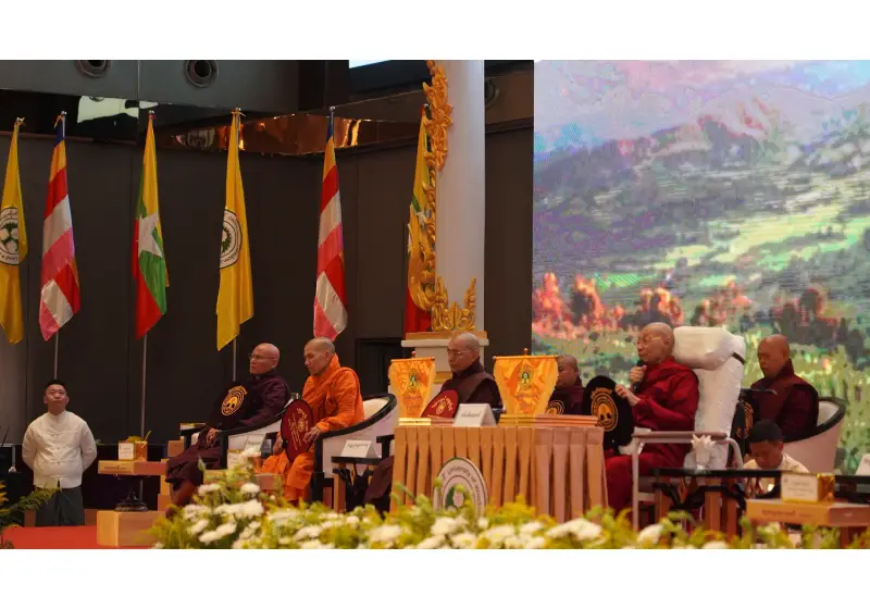 ပညာဘူမိတက္ကသိုလ် မှ အပ်နှင်းသည့် အမြင့်ဆုံးဘွဲ့ ဖြစ်သည့် ပါဠိစာပေပညာရှင် ပါဠိသတ္ထဝိဘာဝီ Doctor of Literature (D.Litt) ဘွဲ့ အား တက္ကသိိုလ် အဓိပတိဆရာတော်ဘုရား ကိုယ်တော်တိုင် ဆရာတော် သံဃာတော် အရှင်သူမြတ် (၅) ပါး အား အပ်နှင်းသည့် အခမ်းအနား မှတ်တမ်းဓာတ်ပုံများ